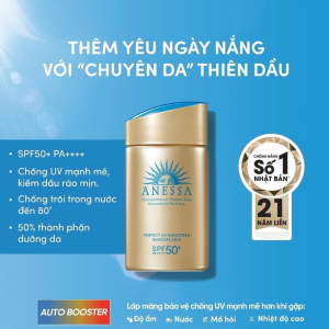 Sữa Chống Nắng Anessa Dưỡng Da Kiềm Dầu 60ml (Bản Mới)